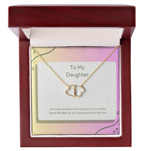 Daughter - Stuck With Me Gold Necklace