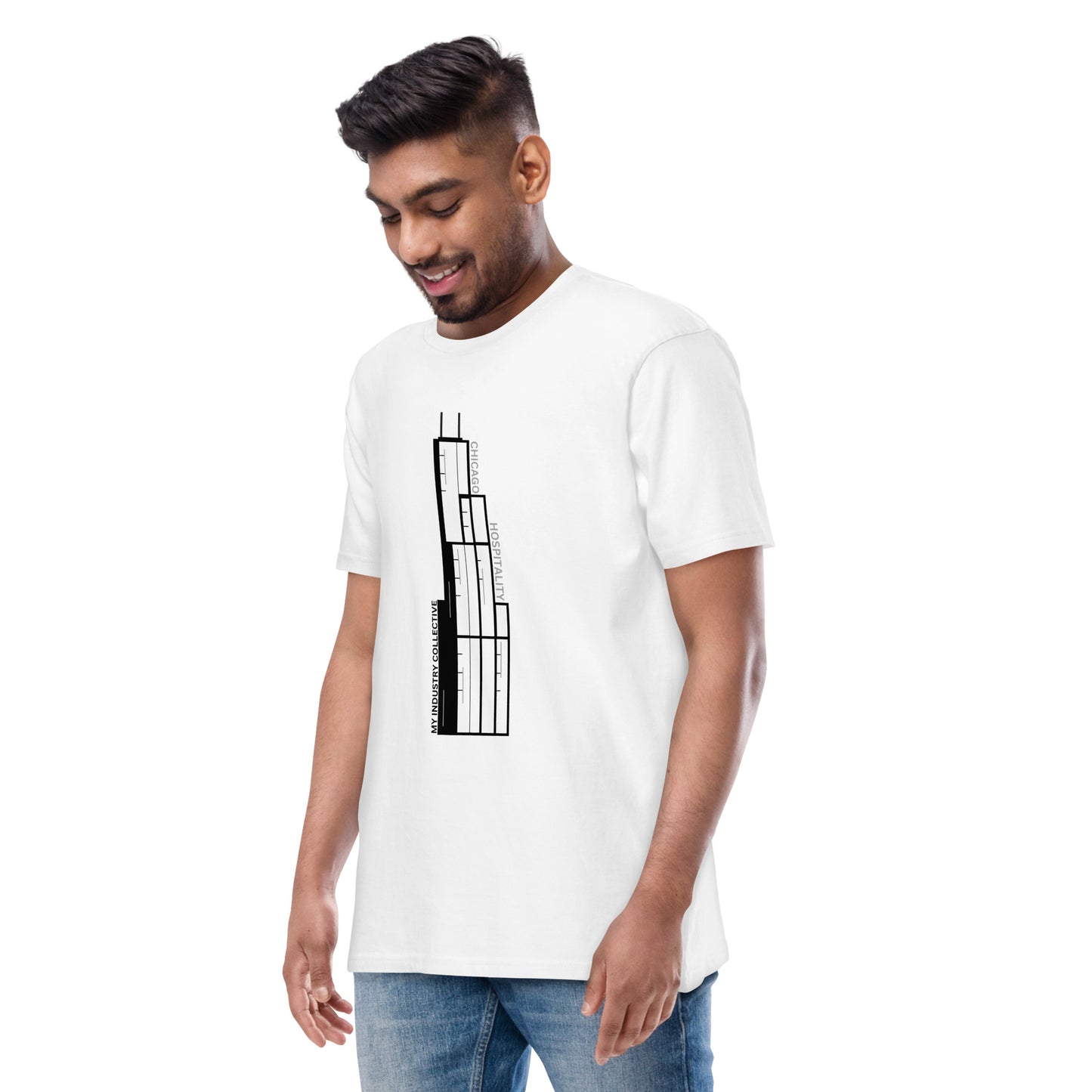 Skyscraper Men’s premium heavyweight tee