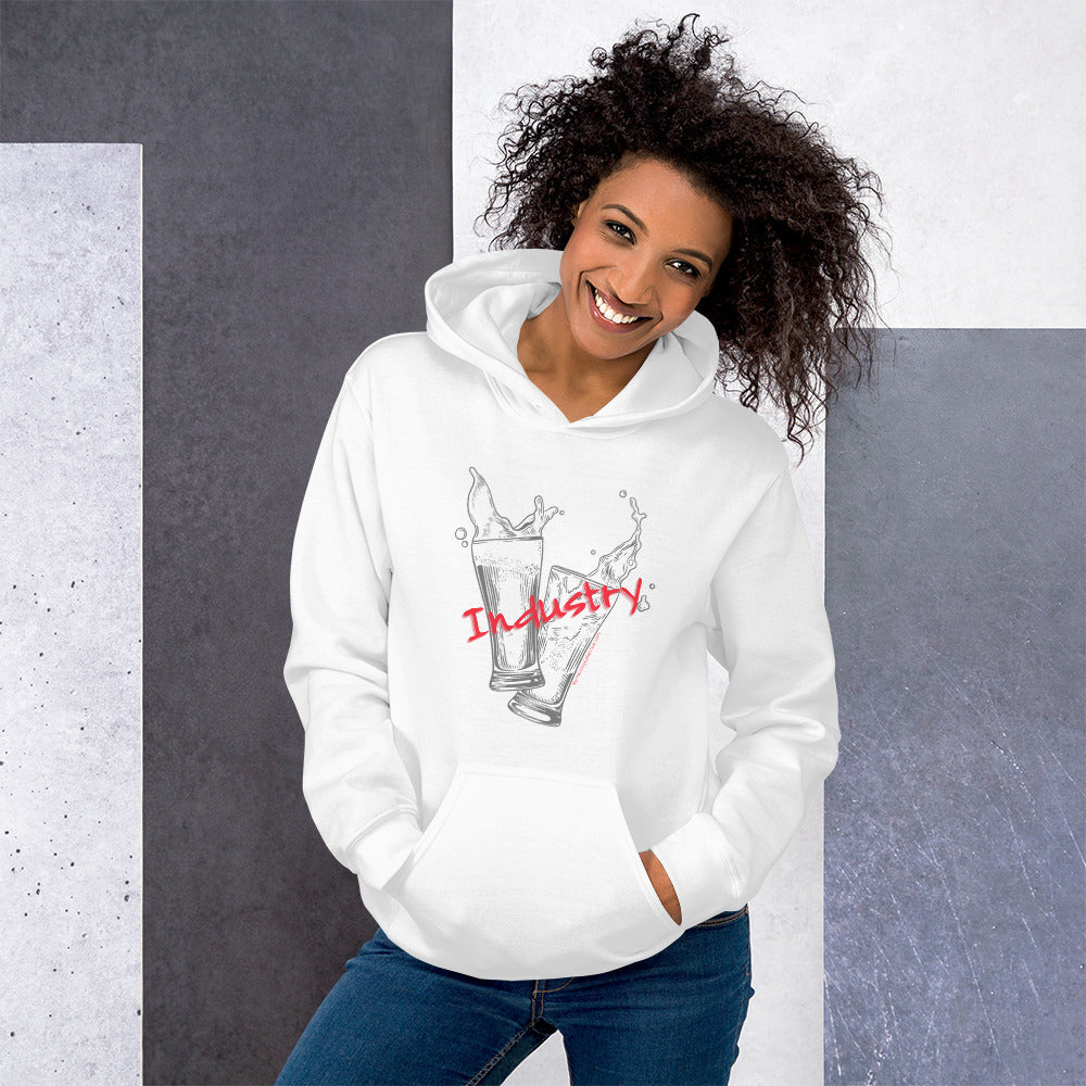 Industry Red Unisex Hoodie