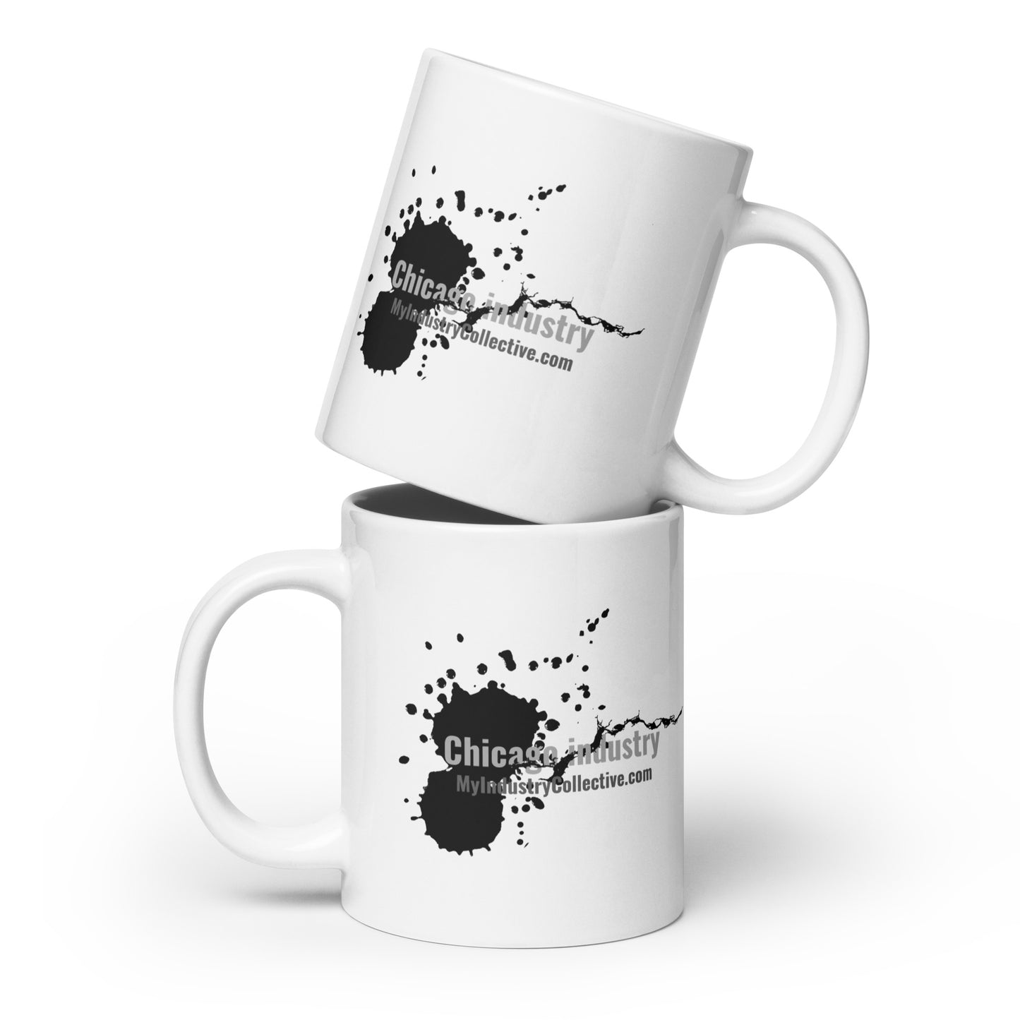 Industry Ink White glossy mug